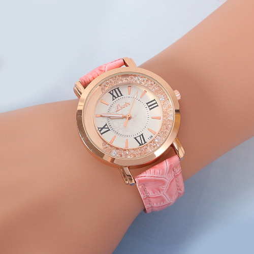넬슈 여성 손목시계(핑크)