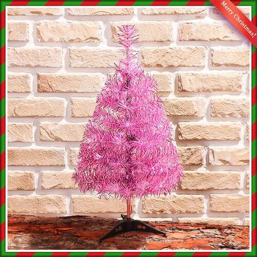 60cm 핑크 반짝이 트리스마스 트리 성탄트리
