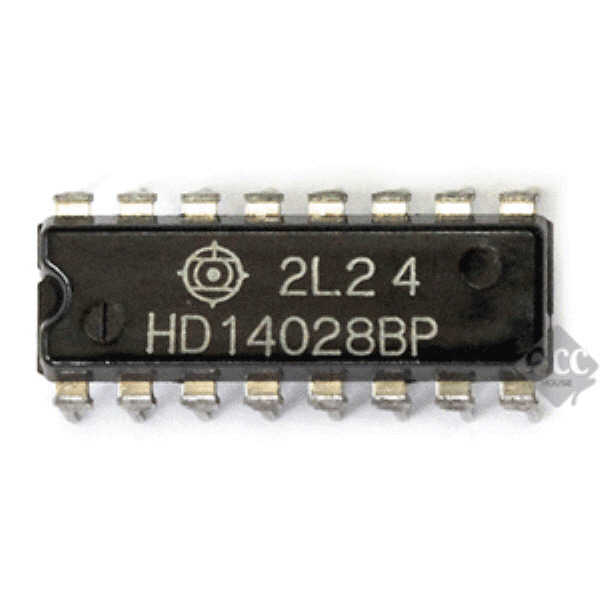 R12070-124 IC HD14028BP DIP-16 단자 제작 커넥터 잭
