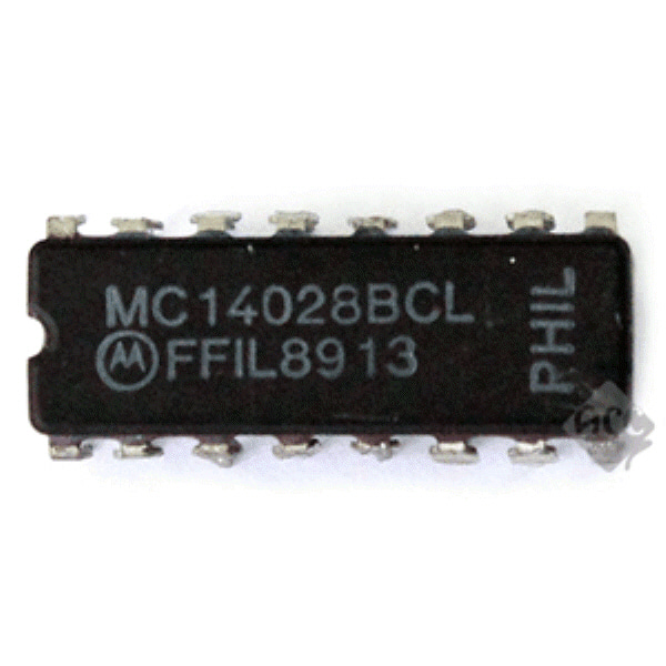 R12070-125 IC MC14028BCL DIP-16 단자 제작 커넥터