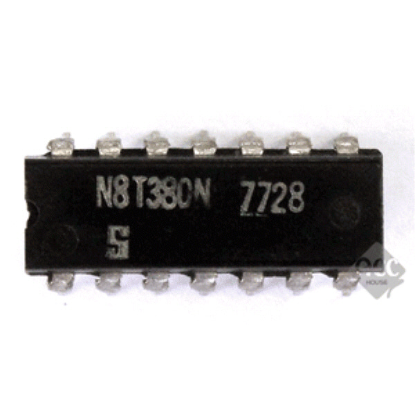 R12070-257 IC N8T380N DIP-14 단자 제작 커넥터 핀