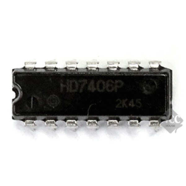 R12070-323 IC HD7406P DIP-14 단자 제작 커넥터 핀