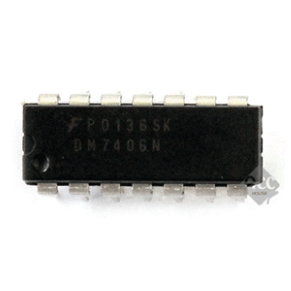 R12070-324 IC DM7406N DIP-14 단자 제작 커넥터 핀