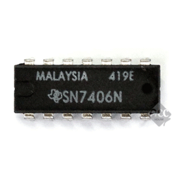 R12070-326 IC SN7406N DIP-14 단자 제작 커넥터 핀