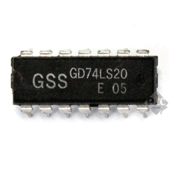 R12070-344 IC GD74LS20 DIP-14 단자 제작 커넥터 핀