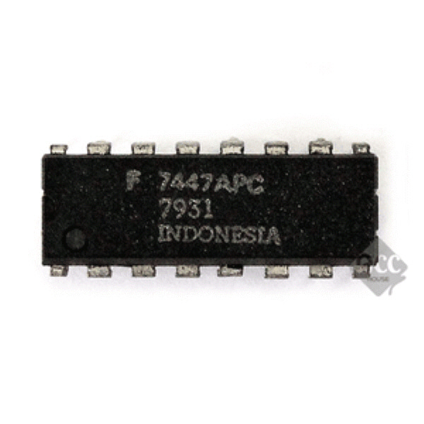 R12070-364 IC 7447APC DIP-16 단자 제작 커넥터 핀