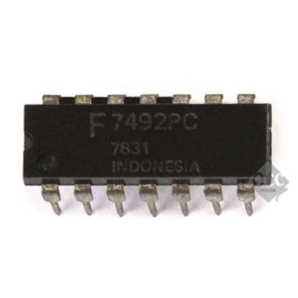 R12070-393 IC F7492PC DIP-14 단자 제작 커넥터 핀