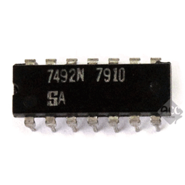 R12070-394 IC 7492N DIP-14 단자 제작 커넥터 잭 핀
