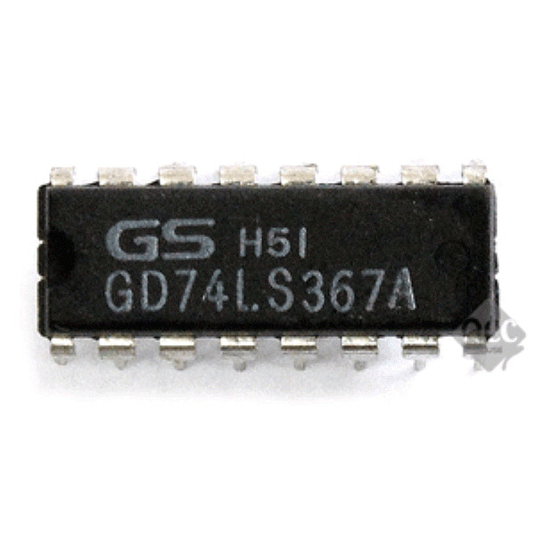 R12070-447 IC GD74LS367A DIP-16 단자 제작 커넥터
