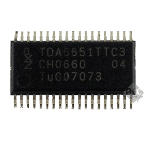 R12071-14 IC TDA6651TTC3 TSSOP-38 단자 제작 커넥터