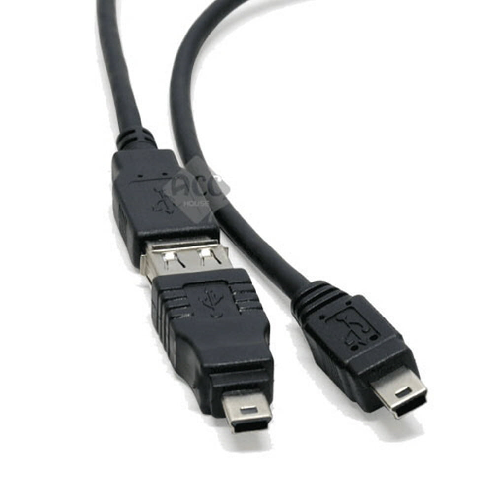 H9049-4 B5핀케이블조합형-1m USB OTG PC 커넥터잭 짹