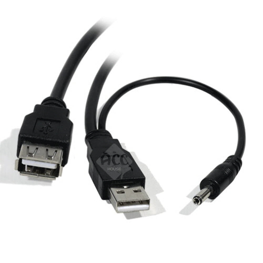 H927-1 USB 전원3.5파이케이블 2가닥 아답타 커넥터잭
