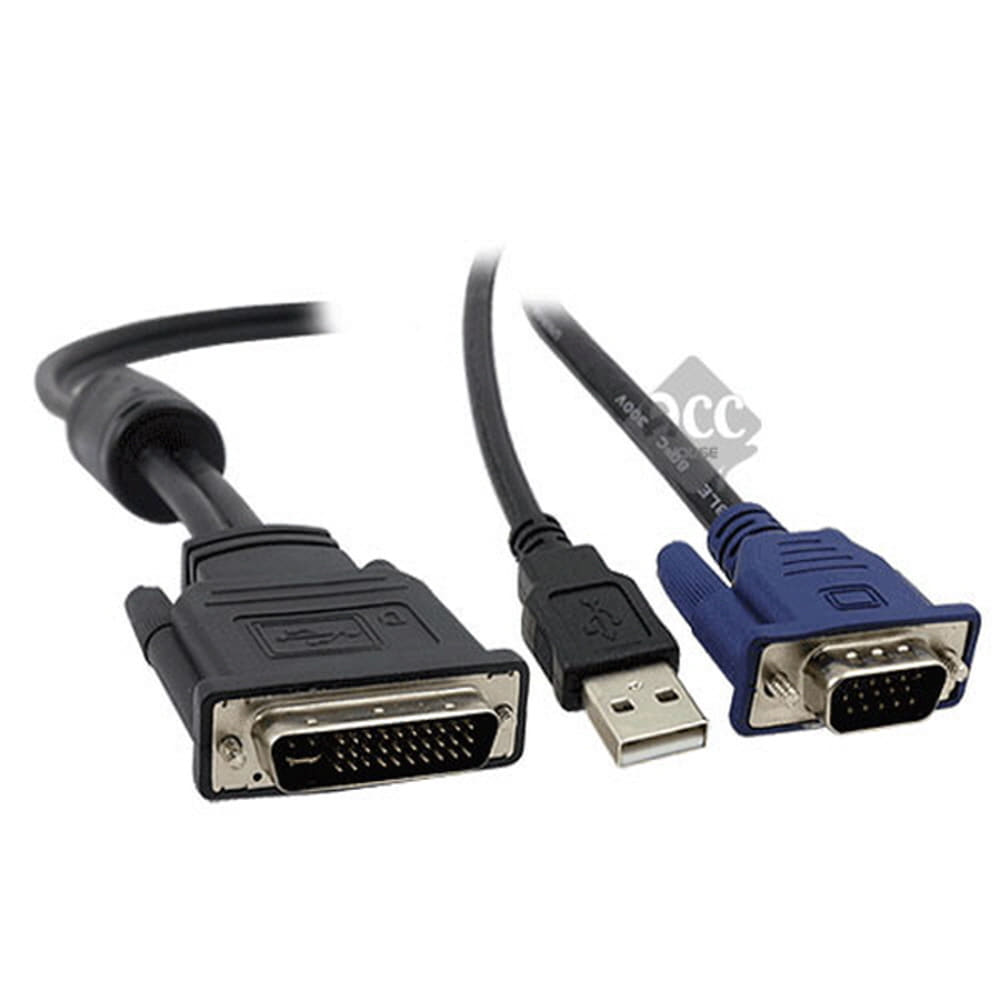 J9568-4 DVI-I-VGA 케이블 1.7m RGB D-SUB 커넥터잭