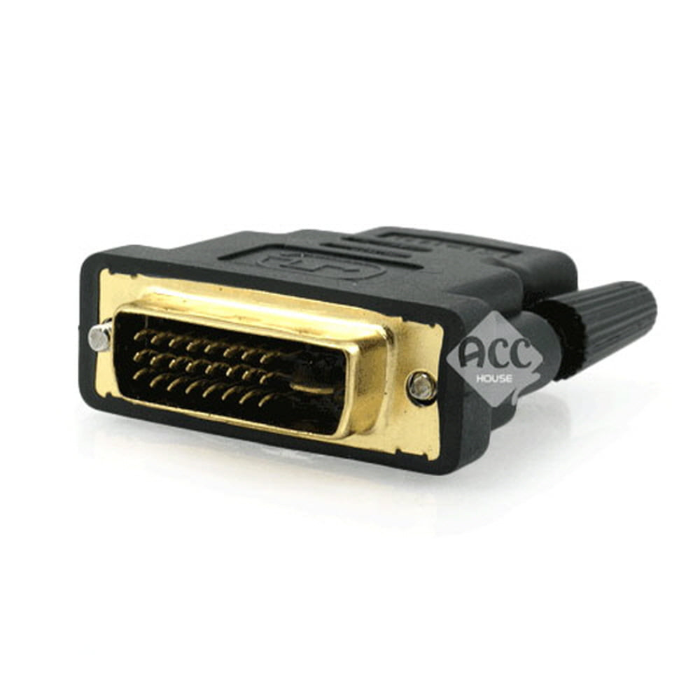 J957-1 HDMI암-DVI숫 변환젠더 커넥터잭 짹 핀 변환