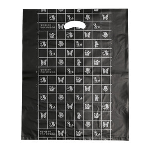 100p 양장비닐봉투(검정) (40x50cm)