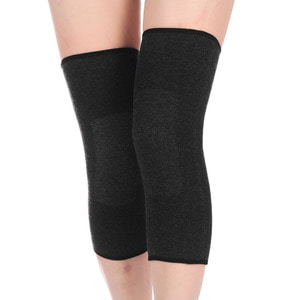 편안한 무릎 보온 보호대 2p세트(M) (블랙)