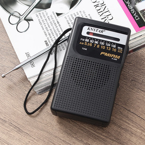 시그널 AMFM 휴대 라디오(블랙)