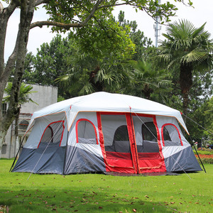 온가족캠핑 투룸 대형 텐트 12인용 리빙쉘 사계절텐트