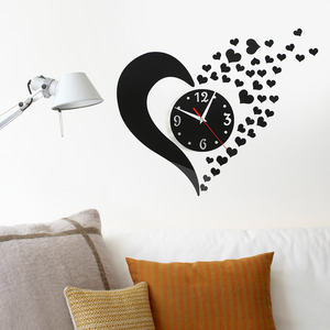 하트모아 붙이는 DIY 벽시계 월데코 거실 시계만들기