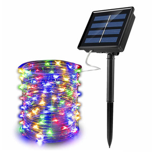 태양광 LED 300구 와이어 전구(32m)(컬러믹스)조경등