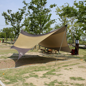 5M 캠핑 헥사 타프 햇빛차단 방수 그늘막