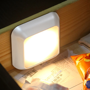마그넷 LED 웜색 센서등(화이트) 동작감지 간접조명