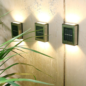 LED 정원 태양광 벽부등 2p세트 솔라 무선태양광벽등