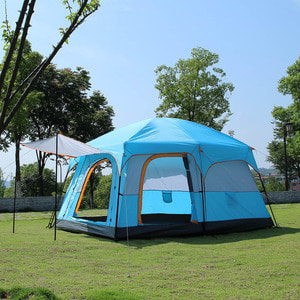 패밀리캠핑 거실형 텐트 투룸 대형 리빙쉘 스카이