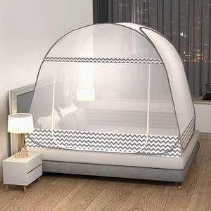 편한잠 돔형 원터치 모기장 텐트 침대 실내방충망