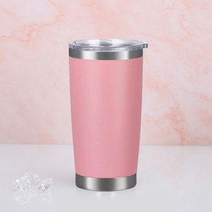 뉴웨이 밀폐 뚜껑 텀블러 안새는 보온 휴대용 보냉컵