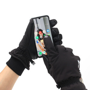 논슬립 스마트폰터치 방한장갑(블랙) 보드 스키장갑