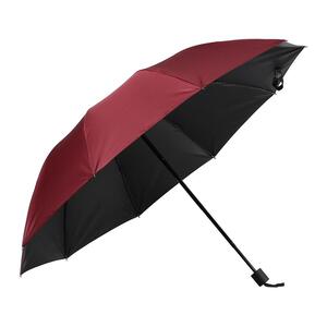UV차단 대형 3단 우산(와인) 자외선차단우산