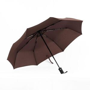 방풍 3단 완전자동 우산(8살대) (브라운)