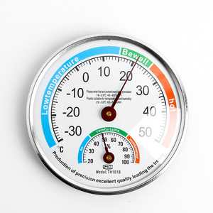 고급 정밀 온도계 습도계(13cm) 아날로그 온습도계