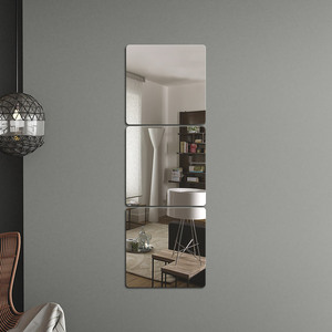 벽에 붙이는 안전 아크릴 거울 3p세트 20x20cm 벽거울