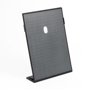 L자 세로형 아크릴 쇼케이스(A4) (블랙) 아크릴안내판