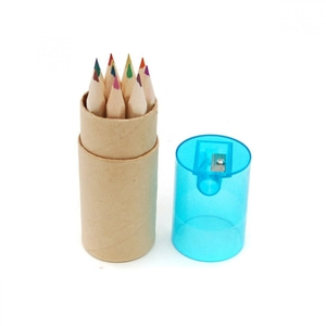 12색 색연필 연필깎이세트