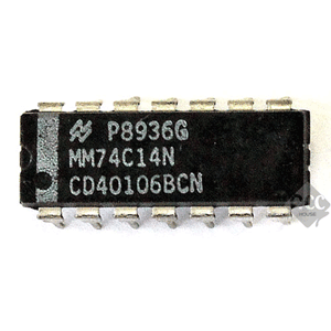 R12070-180 IC MM74C14N DIP-14 단자 제작 커넥터 핀