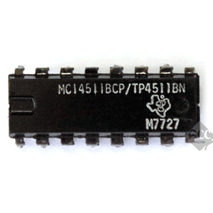 R12070-192 IC MC14511BCP DIP-16 단자 제작 커넥터