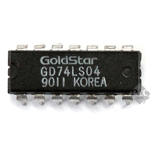 R12070-316 IC GD74LS04 DIP-14 단자 제작 커넥터 핀