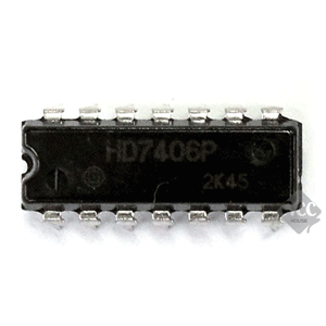 R12070-323 IC HD7406P DIP-14 단자 제작 커넥터 핀