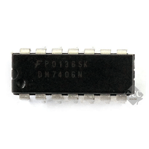 R12070-324 IC DM7406N DIP-14 단자 제작 커넥터 핀