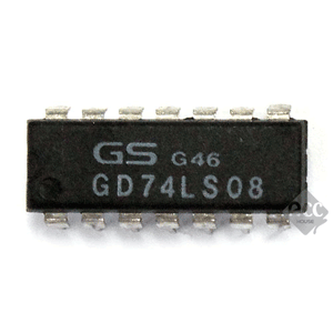 R12070-329 IC GD74LS08 DIP-14 단자 제작 커넥터 핀