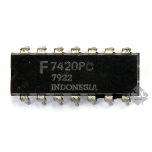 R12070-345 IC F7420PC DIP-14 단자 제작 커넥터 핀