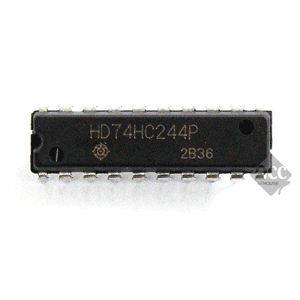 R12070-435 IC HD74HC244P DIP-20 단자 제작 커넥터