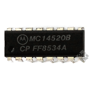 R12070-98 IC MC14520BCP DIP-16 단자 제작 커넥터 핀
