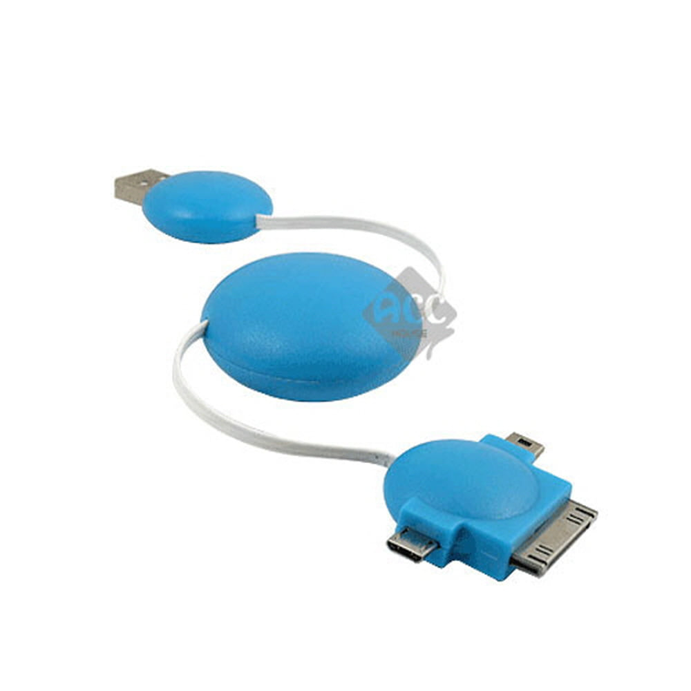 A4405-11 USB 충전 데이터 릴 케이블 젠더 5핀잭 30핀