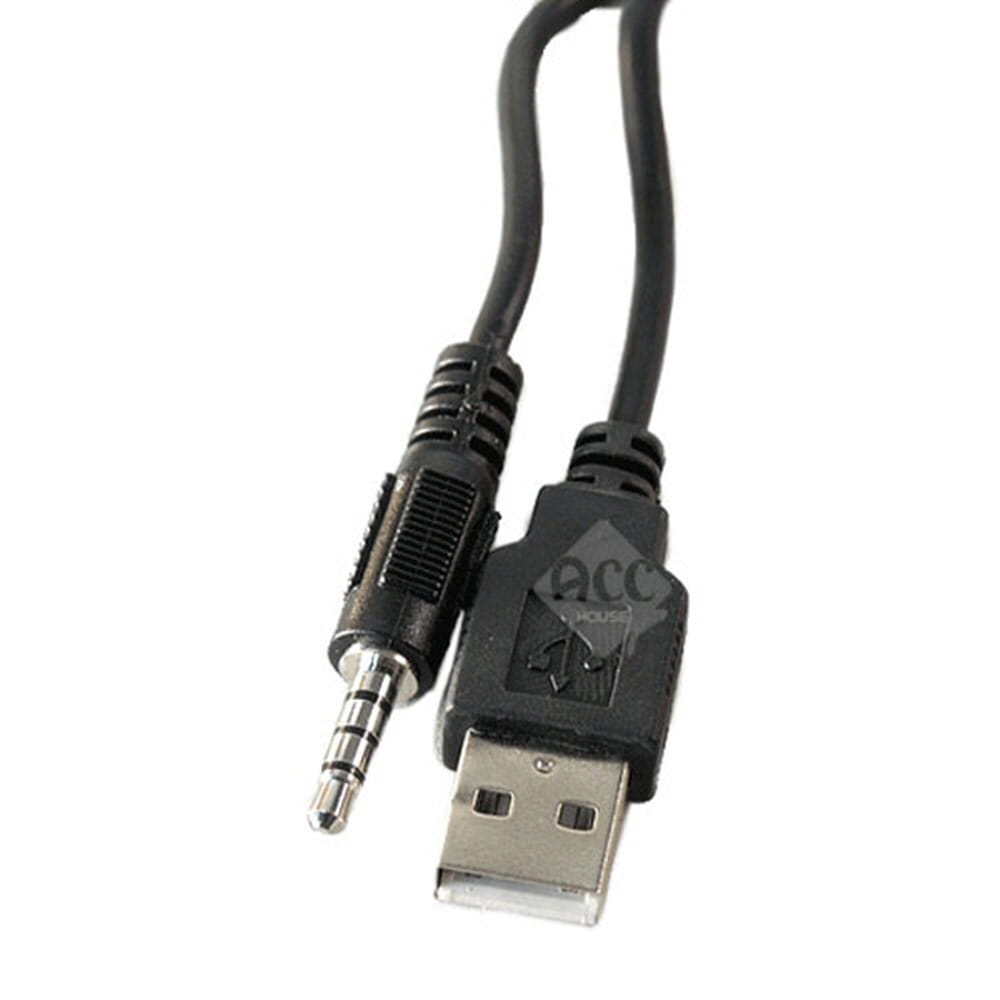 A4411 USB숫-4극3.5숫 케이블 4번접지 젠더 단자 코드