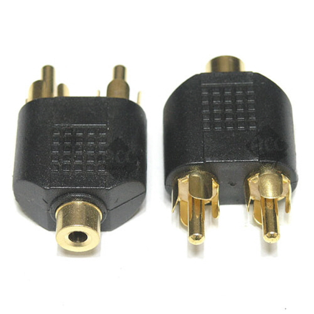 C254 ST3.5-RCA 변환 젠더 잭 커넥터 단자 짹 컨넥터