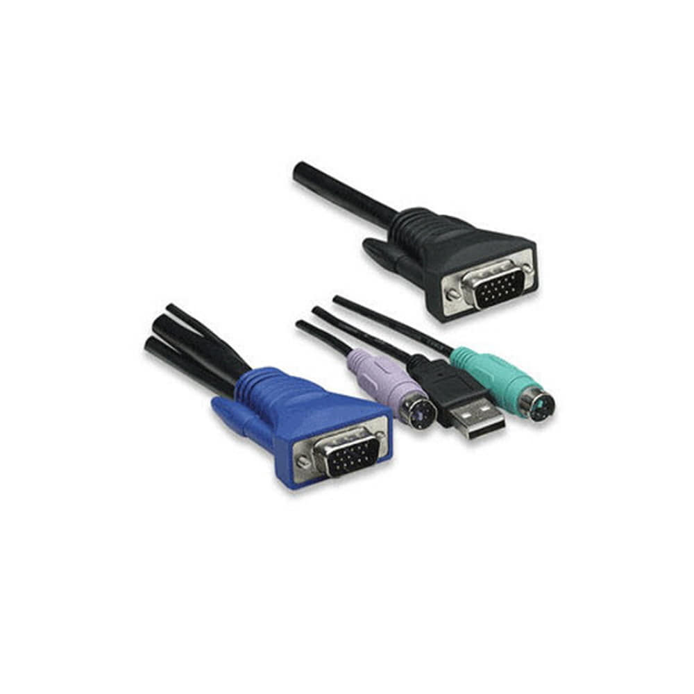 G739 KVM PS2 USB 케이블2m RGB 연결선 단자잭 변환짹